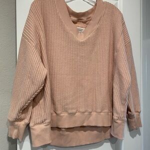 American Eagle XS oversized waffle knit sweater